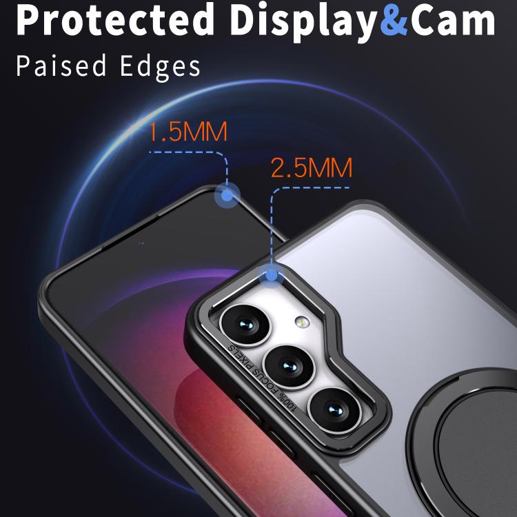 For Samsung Galaxy S24 5G Kalebol 360-degree Rotating MagSafe Magnetic Holder Phone Case