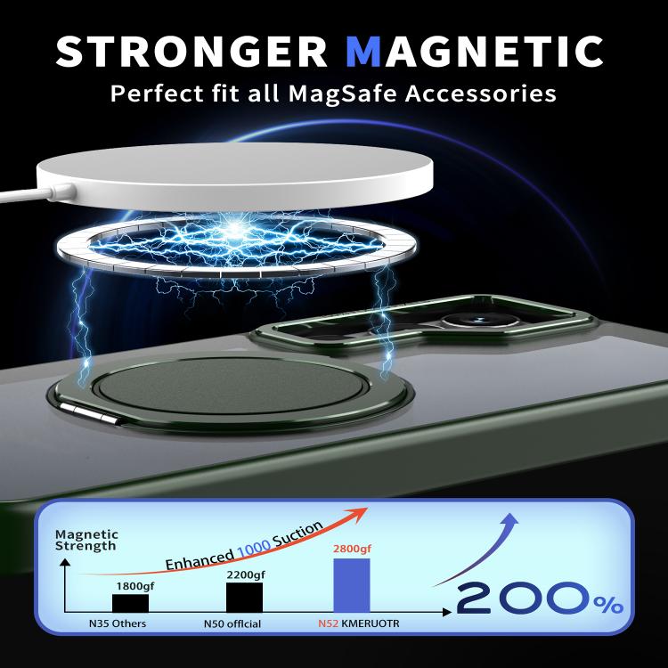 For Samsung Galaxy S24 5G Kalebol 360-degree Rotating MagSafe Magnetic Holder Phone Case