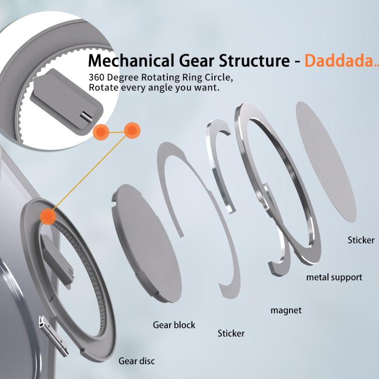 For Samsung Galaxy S24 5G Kalebol 360-degree Rotating MagSafe Magnetic Holder Phone Case