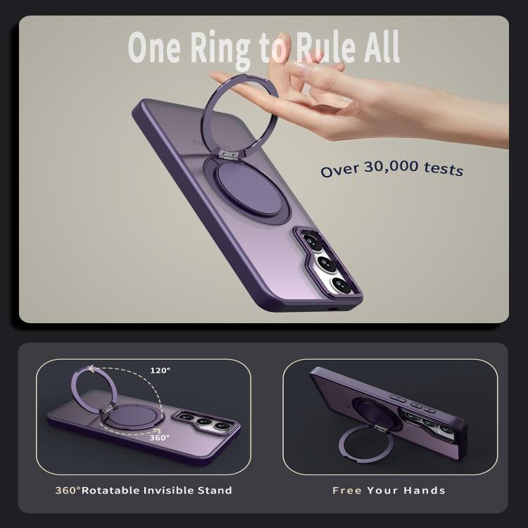 For Samsung Galaxy S24 5G Kalebol 360-degree Rotating MagSafe Magnetic Holder Phone Case