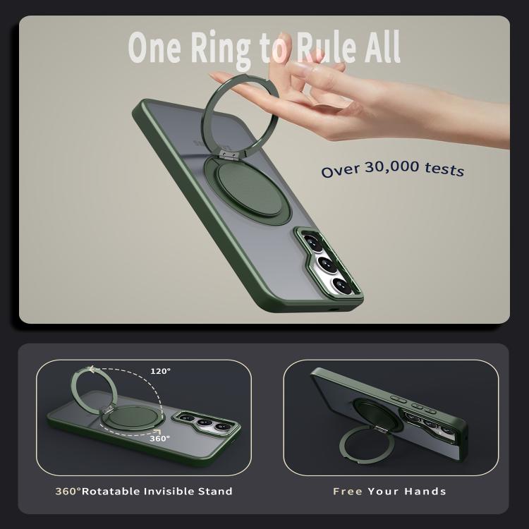 For Samsung Galaxy S23 FE 5G Kalebol 360-degree Rotating MagSafe Magnetic Holder Phone Case