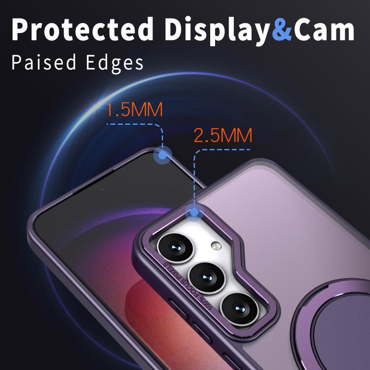 For Samsung Galaxy S23 FE 5G Kalebol 360-degree Rotating MagSafe Magnetic Holder Phone Case
