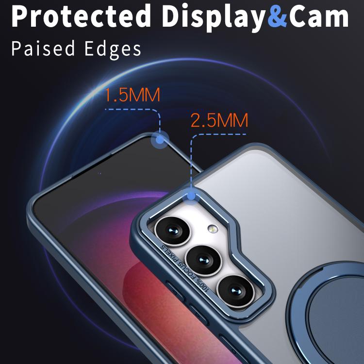 For Samsung Galaxy S23 FE 5G Kalebol 360-degree Rotating MagSafe Magnetic Holder Phone Case