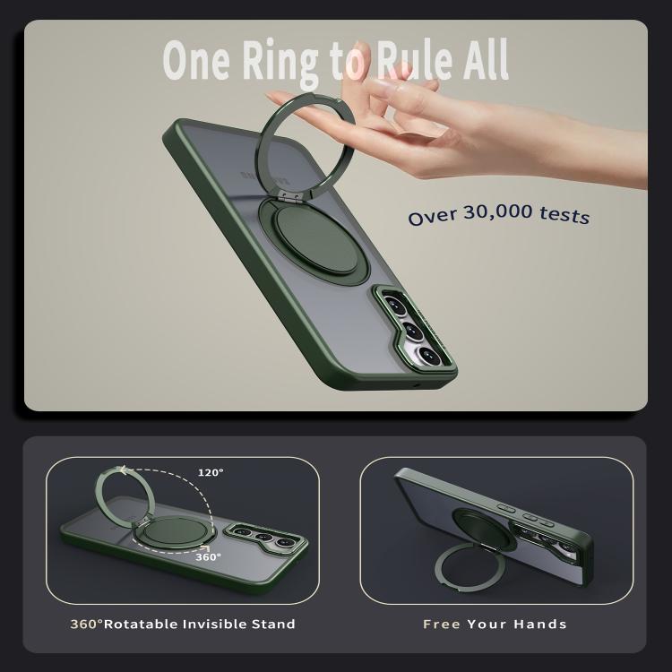 For Samsung Galaxy S23+ 5G Kalebol 360-degree Rotating MagSafe Magnetic Holder Phone Case