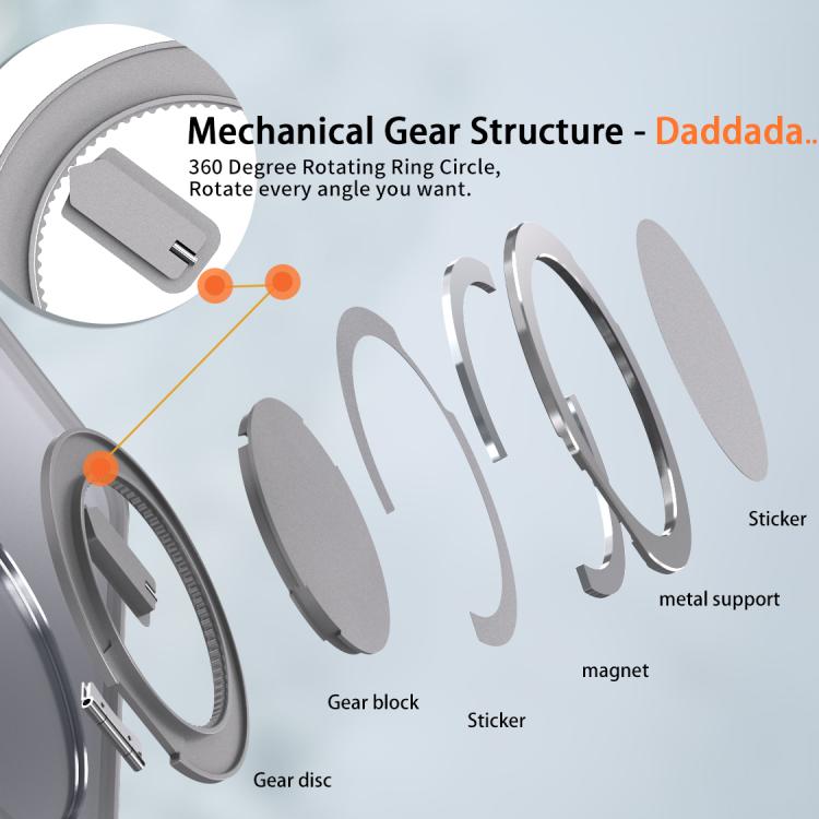 For Samsung Galaxy S23+ 5G Kalebol 360-degree Rotating MagSafe Magnetic Holder Phone Case