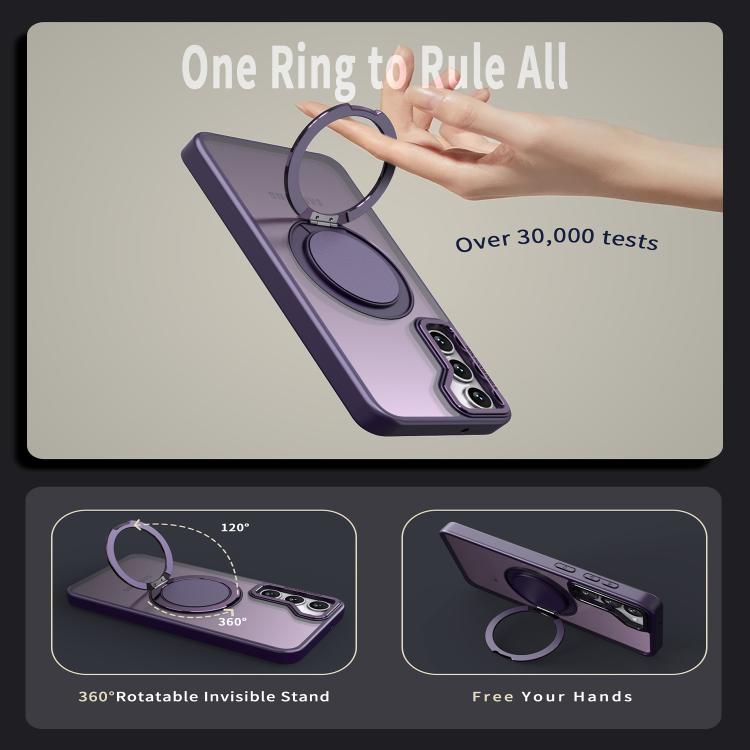 For Samsung Galaxy S23+ 5G Kalebol 360-degree Rotating MagSafe Magnetic Holder Phone Case