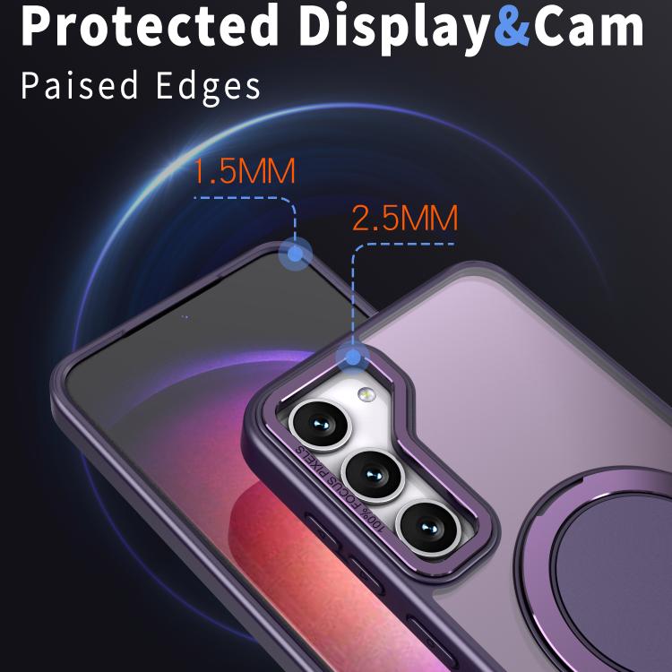 For Samsung Galaxy S23+ 5G Kalebol 360-degree Rotating MagSafe Magnetic Holder Phone Case