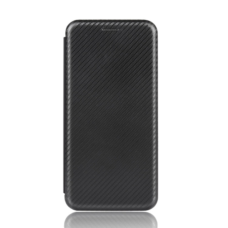 For Samsung Galaxy M51 (Side Fingerprint) Carbon Fiber Texture Horizontal Flip TPU + PC + PU Leather Case with Card Slot