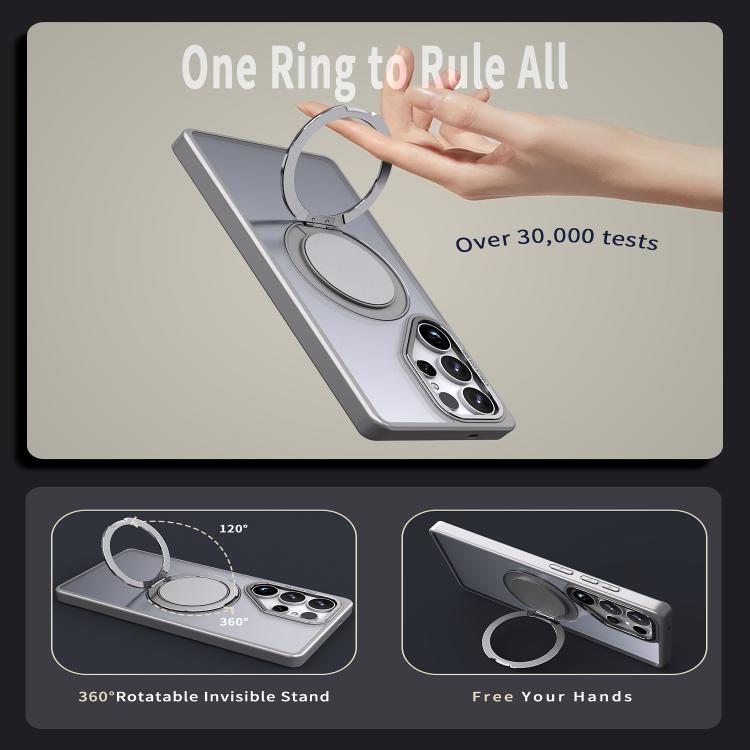 For Samsung Galaxy S25 Ultra 5G Kalebol 360-degree Rotating MagSafe Magnetic Holder Phone Case
