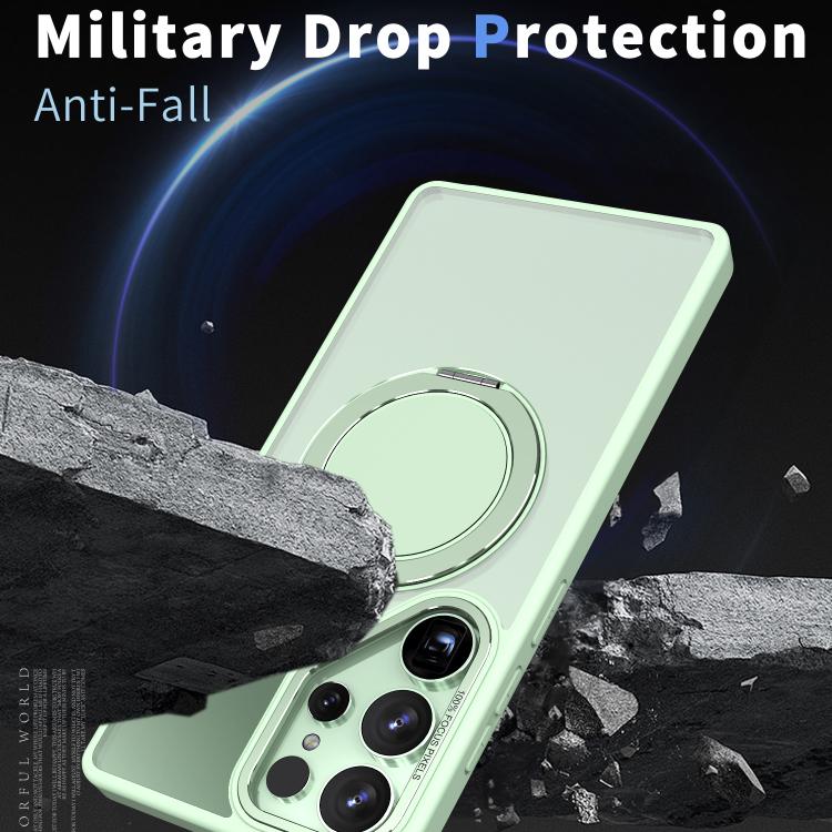 For Samsung Galaxy S25 Ultra 5G Kalebol 360-degree Rotating MagSafe Magnetic Holder Phone Case