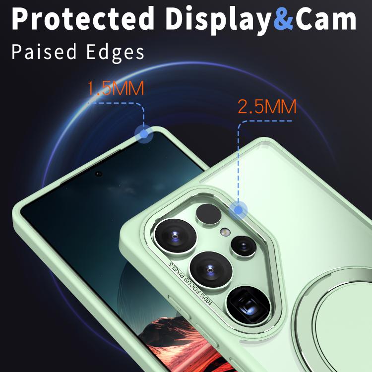For Samsung Galaxy S25 Ultra 5G Kalebol 360-degree Rotating MagSafe Magnetic Holder Phone Case