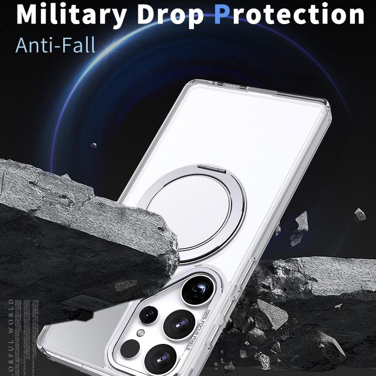 For Samsung Galaxy S25 Ultra 5G Kalebol 360-degree Rotating MagSafe Magnetic Holder Phone Case
