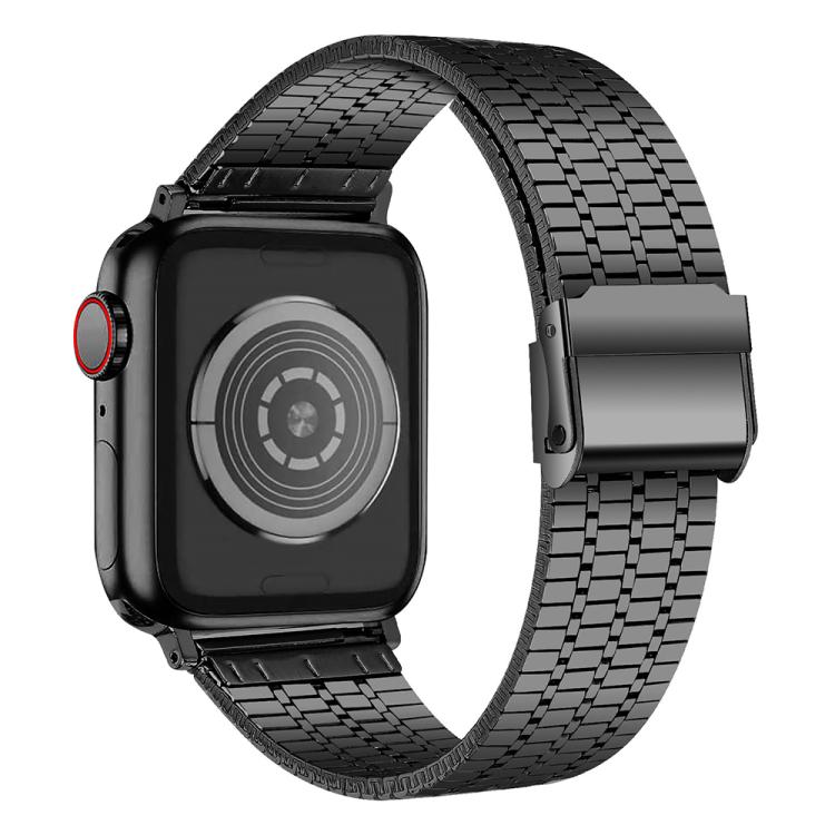 For Apple Watch 38 / 40 / 41 / S10 42mm xDfind Seven Beads Buckle Stainless Steel Watch Band