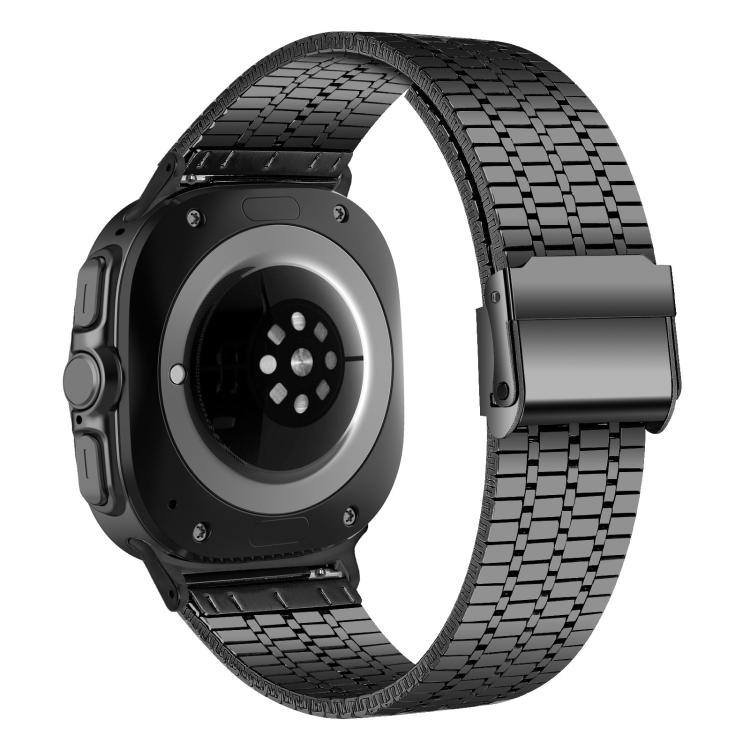 For Samsung Galaxy Watch Ultra / Ultra 2025 xDfind Seven Beads Buckle Stainless Steel Watch Band