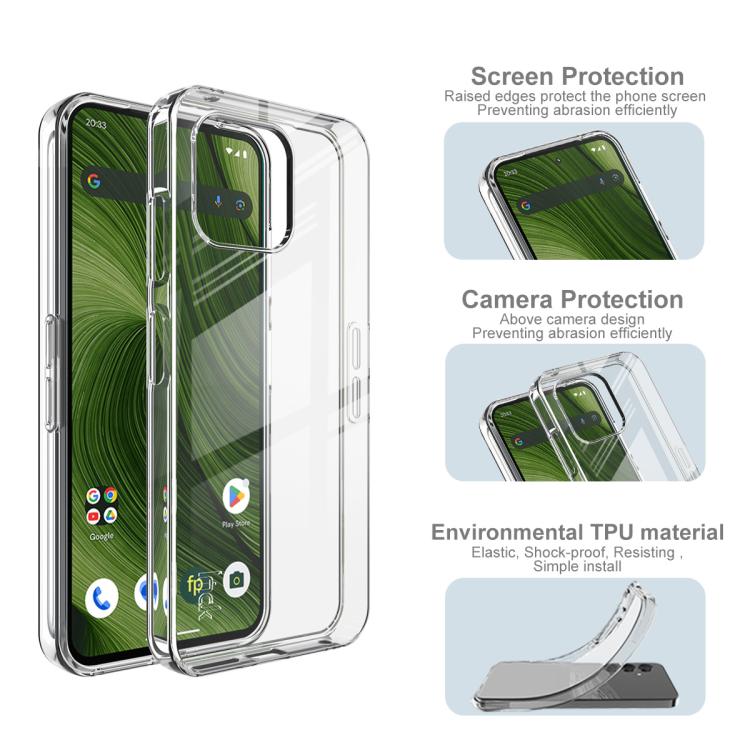 For Fairphone Gen.6 / e / OS Gen.6 imak UX-10 Series Transparent Shockproof TPU Phone Case - Transparent