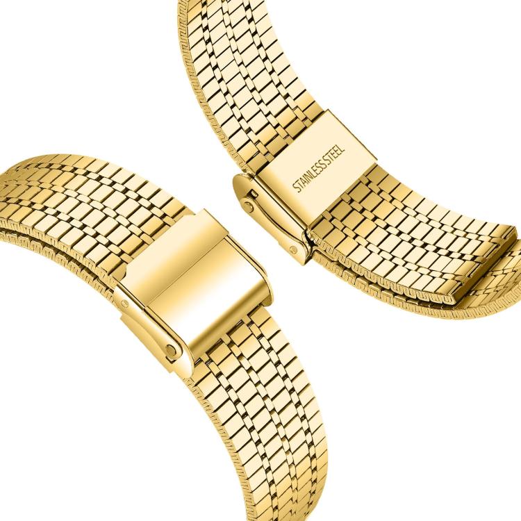 For Redmi Watch 3 xDfind Seven Beads Buckle Stainless Steel Watch Band