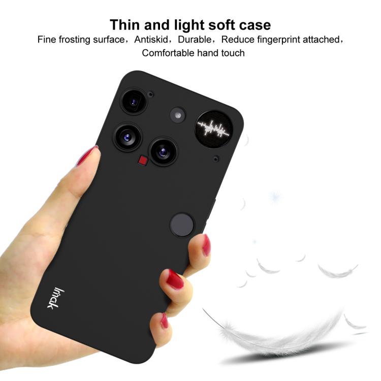 For Nothing phone 3 IMAK UC-3 Series Shockproof Frosted TPU Phone Case - Black