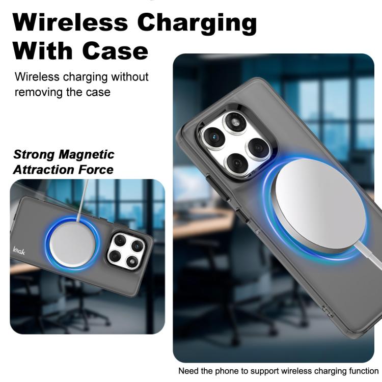 For Motorola Edge 60 Fusion IMAK Chocolate Series TPU + PET MagSafe Phone Case