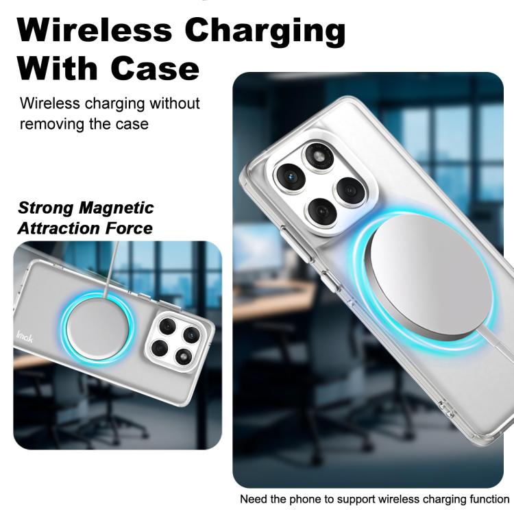 For Motorola Edge 60 Fusion IMAK Chocolate Series TPU + PET MagSafe Phone Case