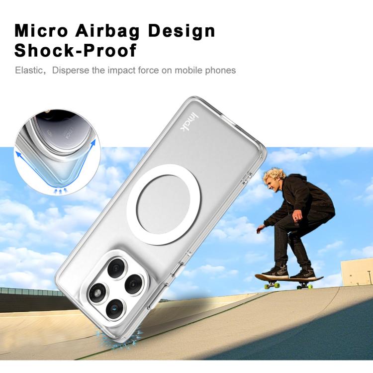For Motorola Edge 60 Fusion IMAK Chocolate Series TPU + PET MagSafe Phone Case
