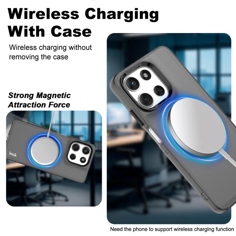 For Motorola Moto G56 5G IMAK Chocolate Series TPU + PET MagSafe Phone Case