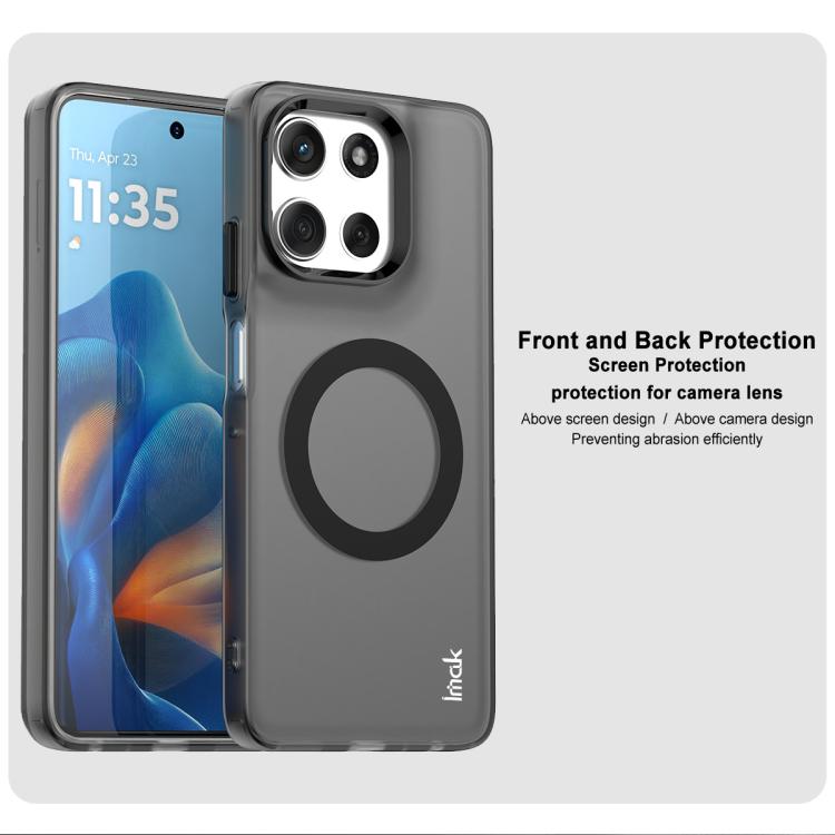 For Motorola Moto G56 5G IMAK Chocolate Series TPU + PET MagSafe Phone Case