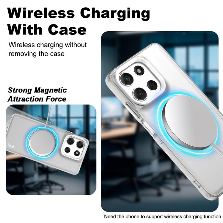 For Motorola Moto G56 5G IMAK Chocolate Series TPU + PET MagSafe Phone Case