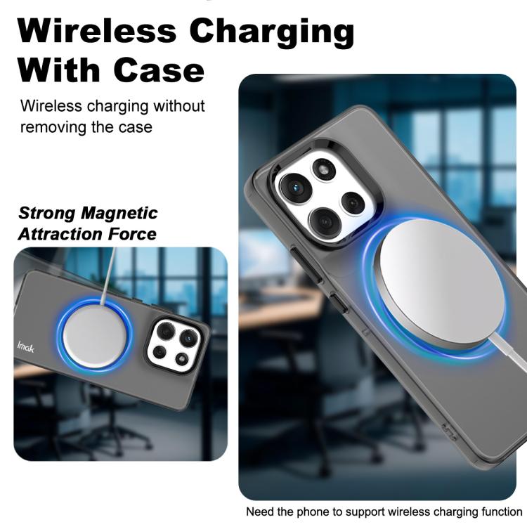 For Motorola Moto G86 5G IMAK Chocolate Series TPU + PET MagSafe Phone Case