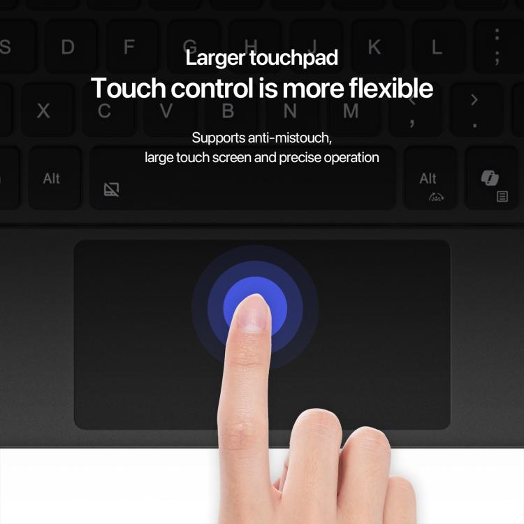 For MicroSoft Surface Pro 12 Backlight Tablet Bluetooth Keyboard with Touch Pad