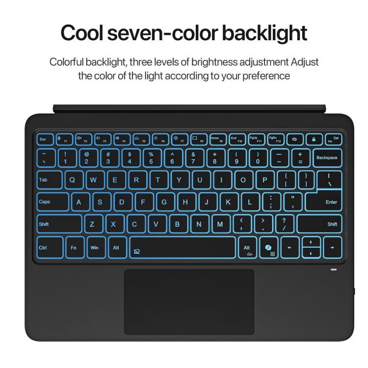 For MicroSoft Surface Pro 12 Backlight Tablet Bluetooth Keyboard with Touch Pad