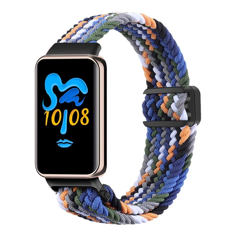 For Honor Band 10 / 9 xDfind Magnetic Buckle Nylon Braid Watch Band