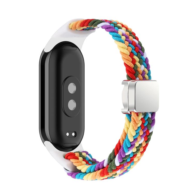 For Xiaomi Smart Band 10 / 9 / 8 xDfind Nylon Braided Loop Magnetic Buckle Watch Band