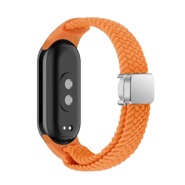 For Xiaomi Smart Band 10 / 9 / 8 xDfind Nylon Braided Loop Magnetic Buckle Watch Band