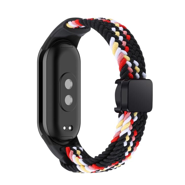 For Xiaomi Smart Band 10 / 9 / 8 xDfind Nylon Braided Loop Magnetic Buckle Watch Band