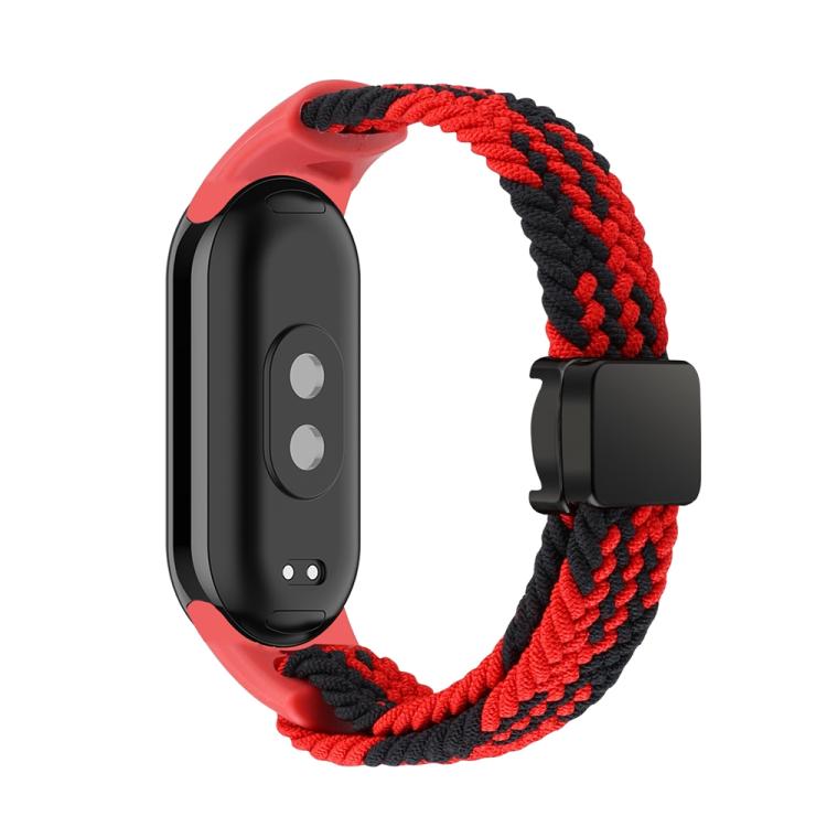 For Xiaomi Smart Band 10 / 9 / 8 xDfind Nylon Braided Loop Magnetic Buckle Watch Band