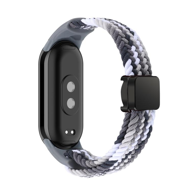 For Xiaomi Smart Band 10 / 9 / 8 xDfind Nylon Braided Loop Magnetic Buckle Watch Band