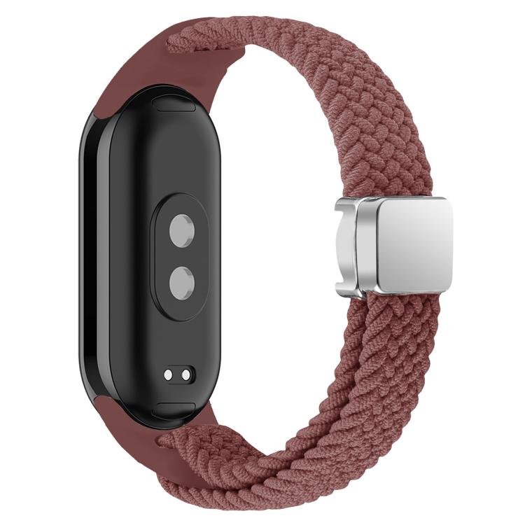 For Xiaomi Smart Band 10 / 9 / 8 xDfind Nylon Braided Loop Magnetic Buckle Watch Band
