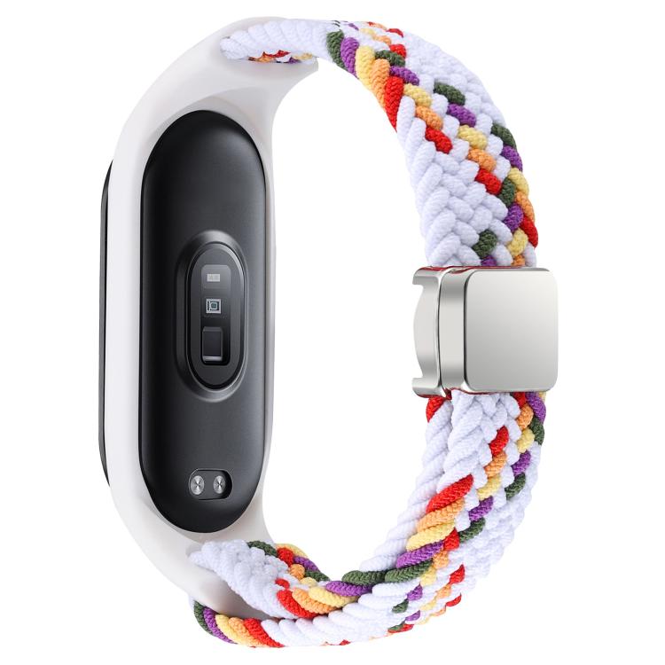 For Xiaomi Mi Band 7 / 6 / 5 / 4 / 3 xDfind Watch Cover Integrated Braided Loop Magnetic Buckle Watch Band