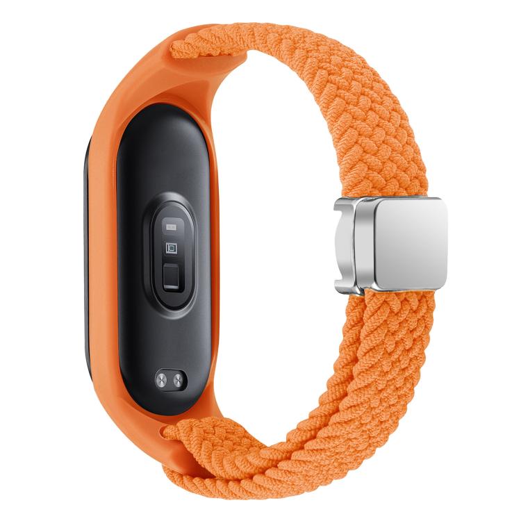 For Xiaomi Mi Band 7 / 6 / 5 / 4 / 3 xDfind Watch Cover Integrated Braided Loop Magnetic Buckle Watch Band