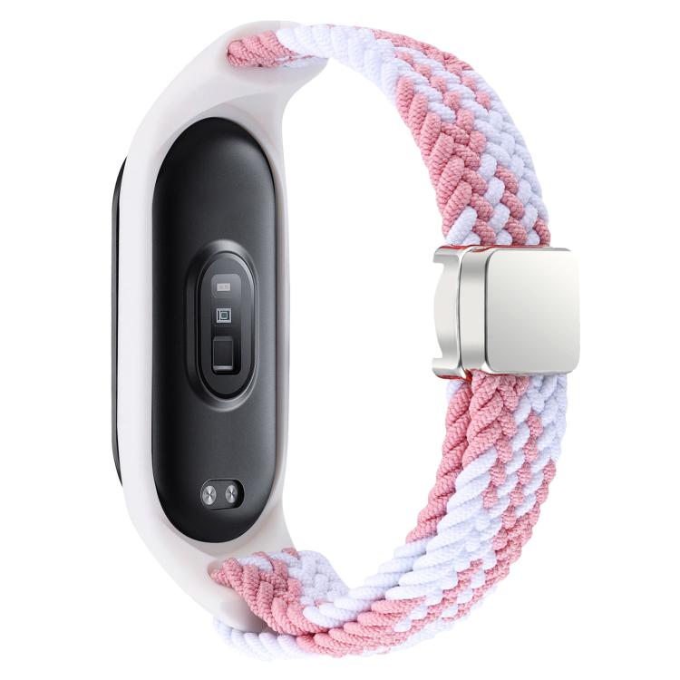 For Xiaomi Mi Band 7 / 6 / 5 / 4 / 3 xDfind Watch Cover Integrated Braided Loop Magnetic Buckle Watch Band