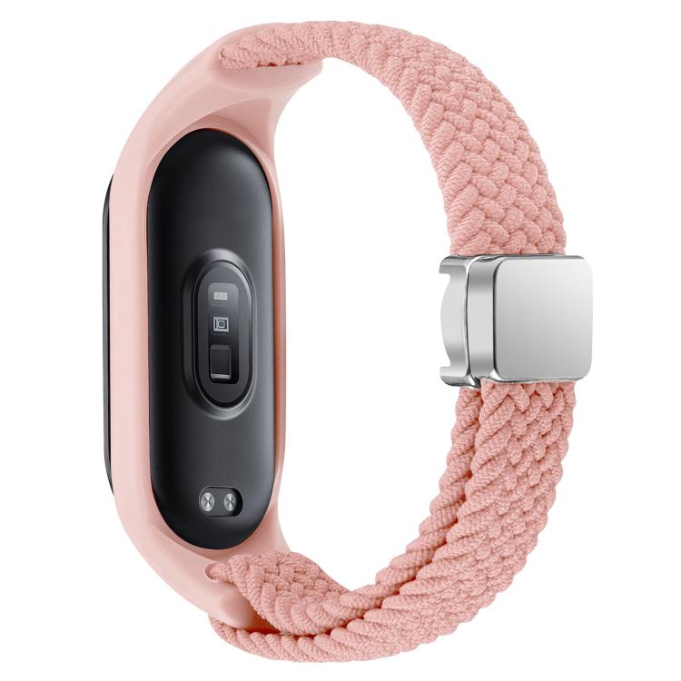 For Xiaomi Mi Band 7 / 6 / 5 / 4 / 3 xDfind Watch Cover Integrated Braided Loop Magnetic Buckle Watch Band