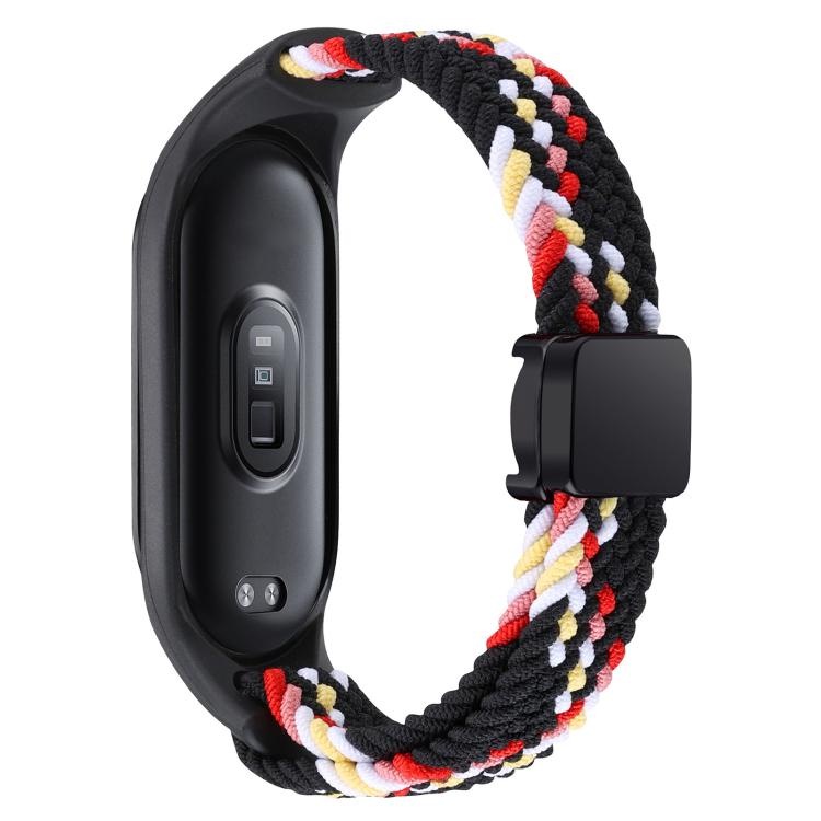For Xiaomi Mi Band 7 / 6 / 5 / 4 / 3 xDfind Watch Cover Integrated Braided Loop Magnetic Buckle Watch Band