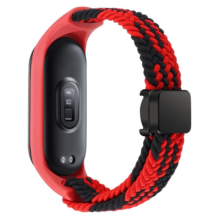 For Xiaomi Mi Band 7 / 6 / 5 / 4 / 3 xDfind Watch Cover Integrated Braided Loop Magnetic Buckle Watch Band