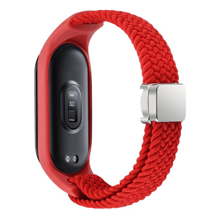 For Xiaomi Mi Band 7 / 6 / 5 / 4 / 3 xDfind Watch Cover Integrated Braided Loop Magnetic Buckle Watch Band