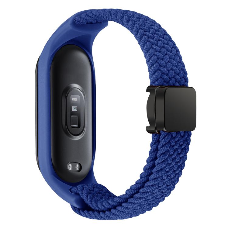 For Xiaomi Mi Band 7 / 6 / 5 / 4 / 3 xDfind Watch Cover Integrated Braided Loop Magnetic Buckle Watch Band