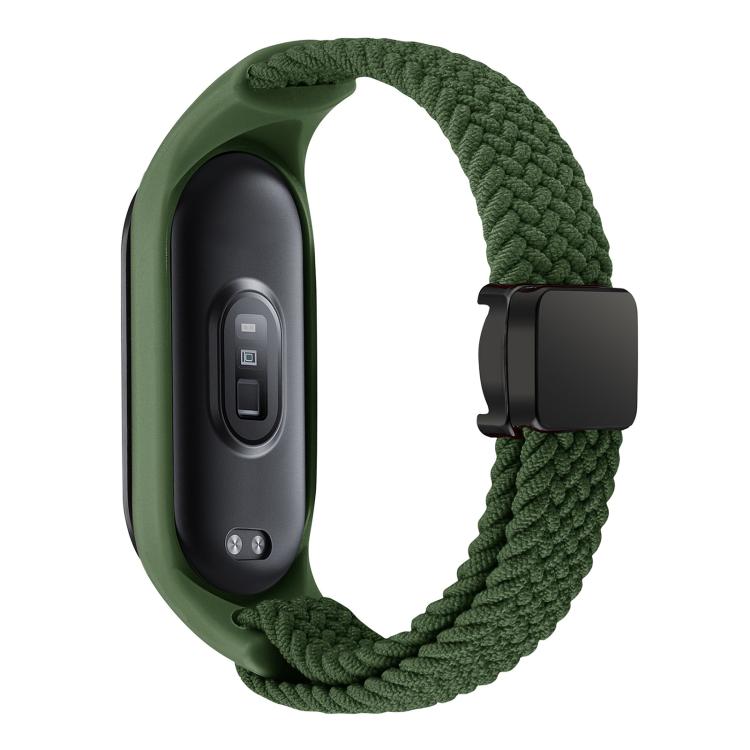 For Xiaomi Mi Band 7 / 6 / 5 / 4 / 3 xDfind Watch Cover Integrated Braided Loop Magnetic Buckle Watch Band