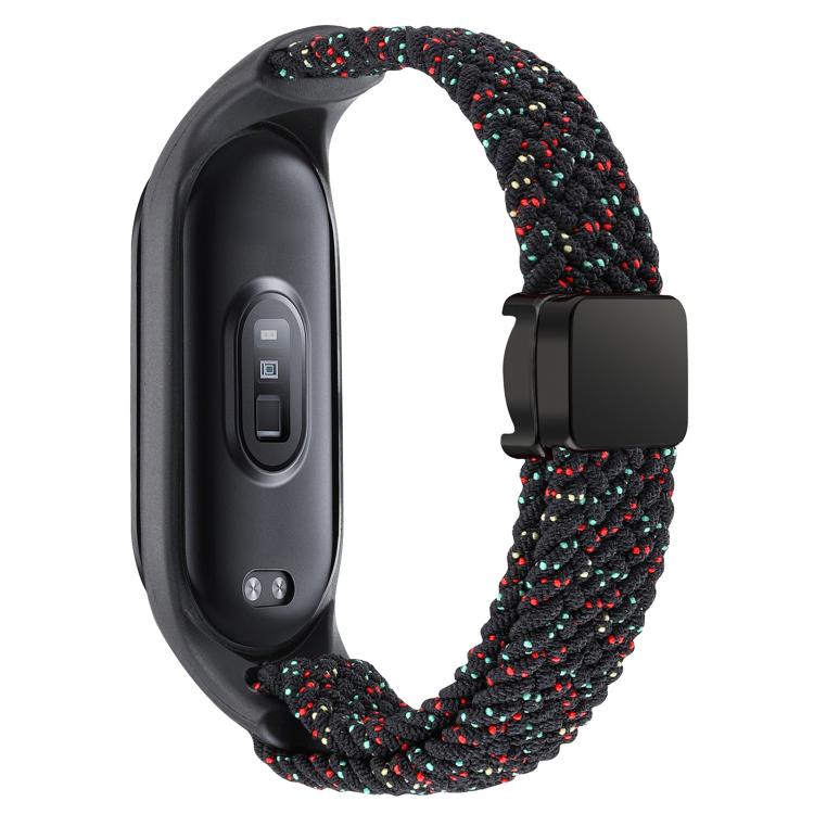 For Xiaomi Mi Band 7 / 6 / 5 / 4 / 3 xDfind Watch Cover Integrated Braided Loop Magnetic Buckle Watch Band