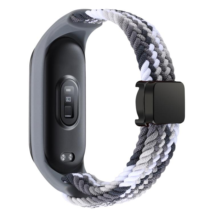 For Xiaomi Mi Band 7 / 6 / 5 / 4 / 3 xDfind Watch Cover Integrated Braided Loop Magnetic Buckle Watch Band