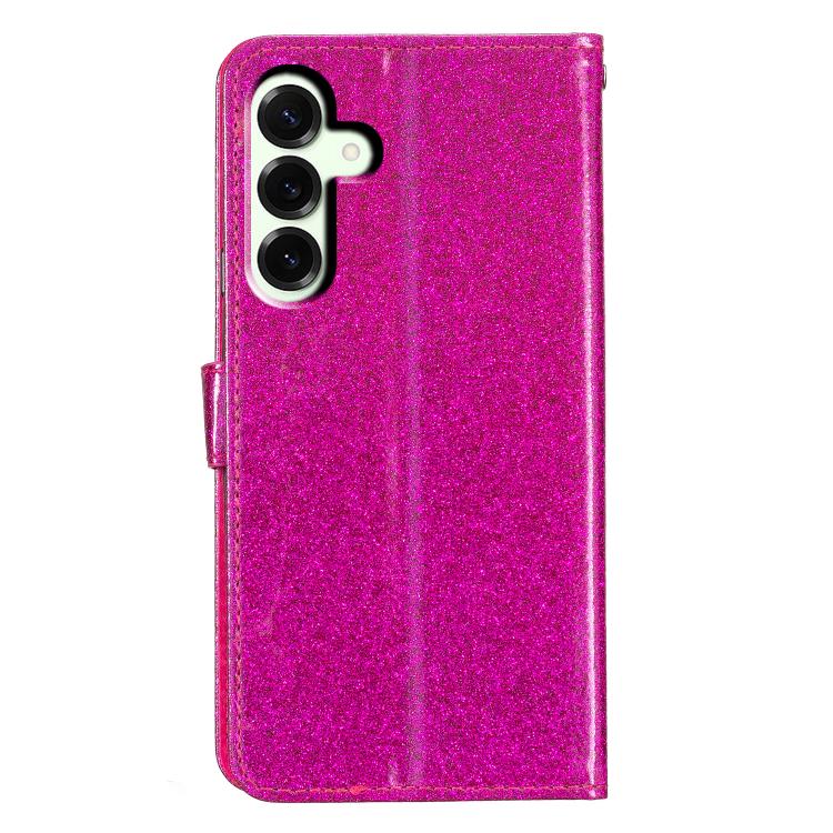 For Samsung Galaxy S25 FE 5G Glitter Powder Flip Leather Phone Case