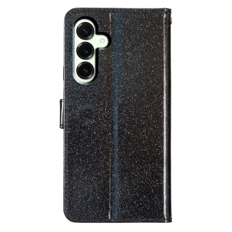 For Samsung Galaxy M36 5G Glitter Powder Flip Leather Phone Case